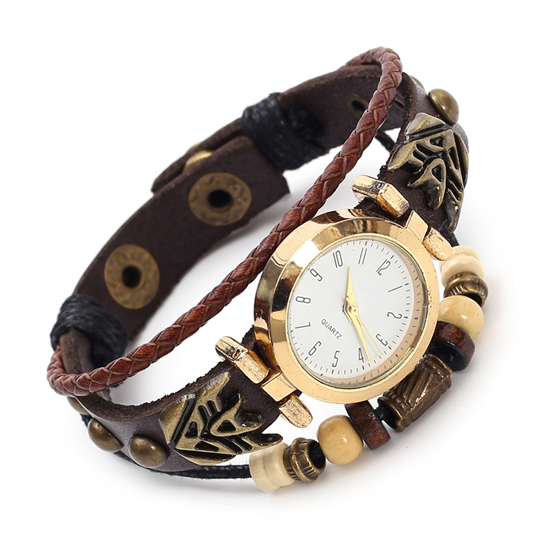 Women Accessories Pk - Vintage Leather Quartz Watch Hip Hop