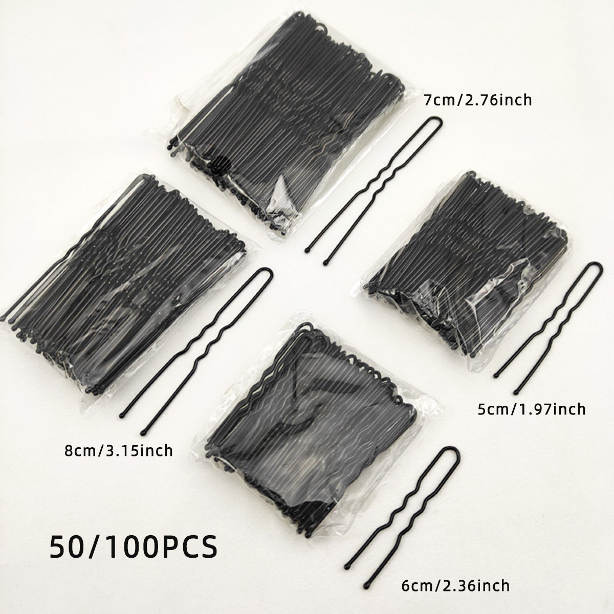 Hair Fork Stick - 50/100 PCS Women 5/6/7/8 cm Hair
