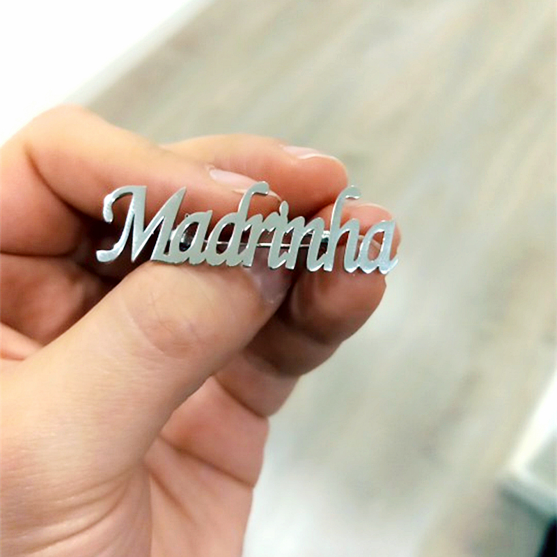 Brooch Pin Gold - Custom Brooch Can Be Customized Name