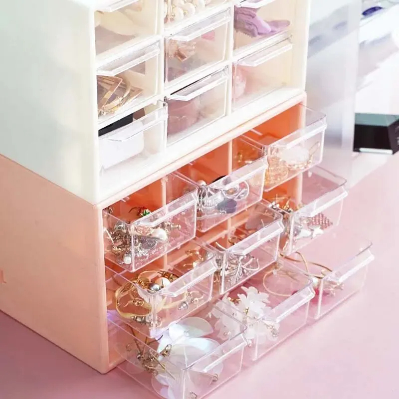 Women Accessories Organizer - Simple High-Color Desktop Organizer Drawer Type
