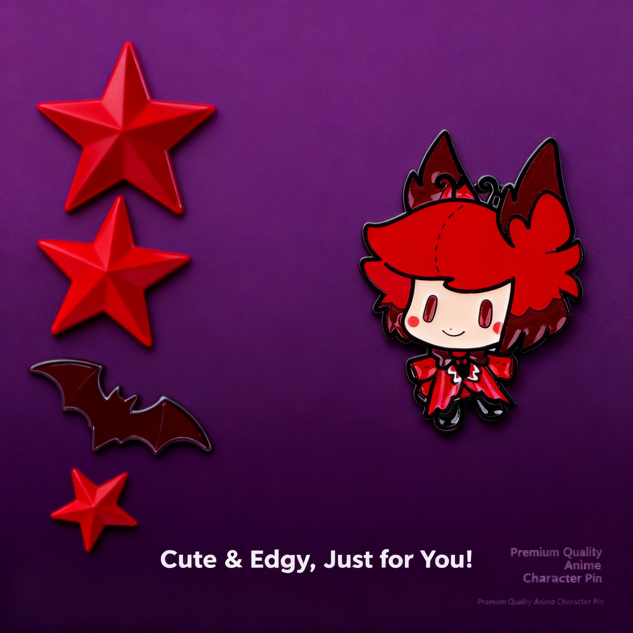 Women Accessories Picture - Cute Devils Enamel Pin Cartoon Figures
