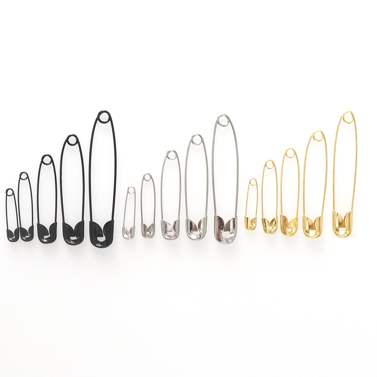 Brooch Pin Gold - 100pcs 22/28/38/45/54mm Silver Gold Safety Pins