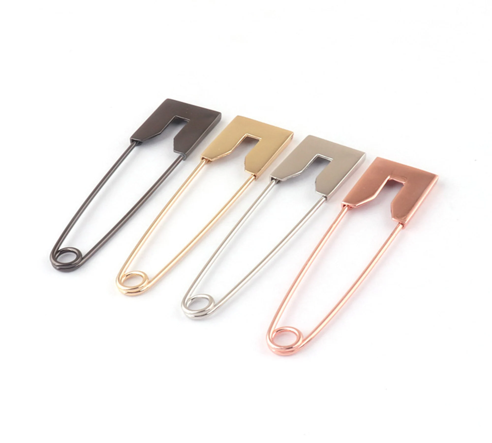 Brooch Pin Gold - Silver/Light Gold/Rose gold/Gunmetal 80mm Safety Pins