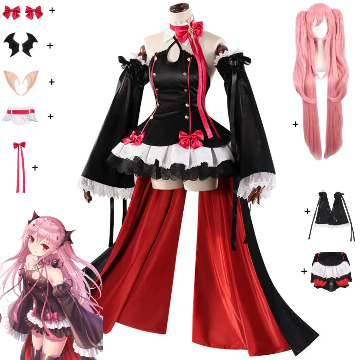 Women'S Vampire Accessories - Anime Seraph of The End Krul