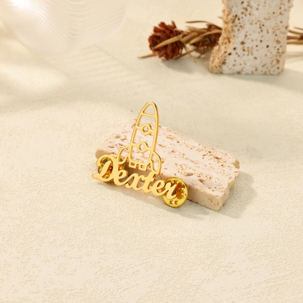 Brooch Pin Gold - Personalized Name Brooch Pins For Women