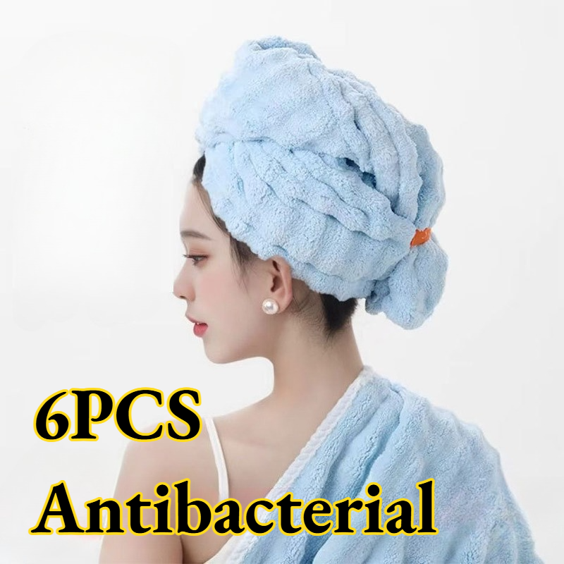 Hair Band Elastic - Hair Towel Absorbent Breathable Solid Washable