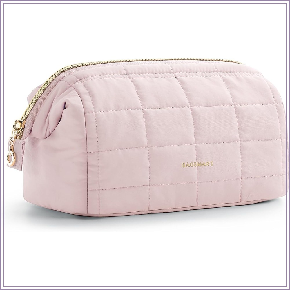 Women Accessories Organizer - Puffy Makeup Bag Travel Toiletry Organizer,