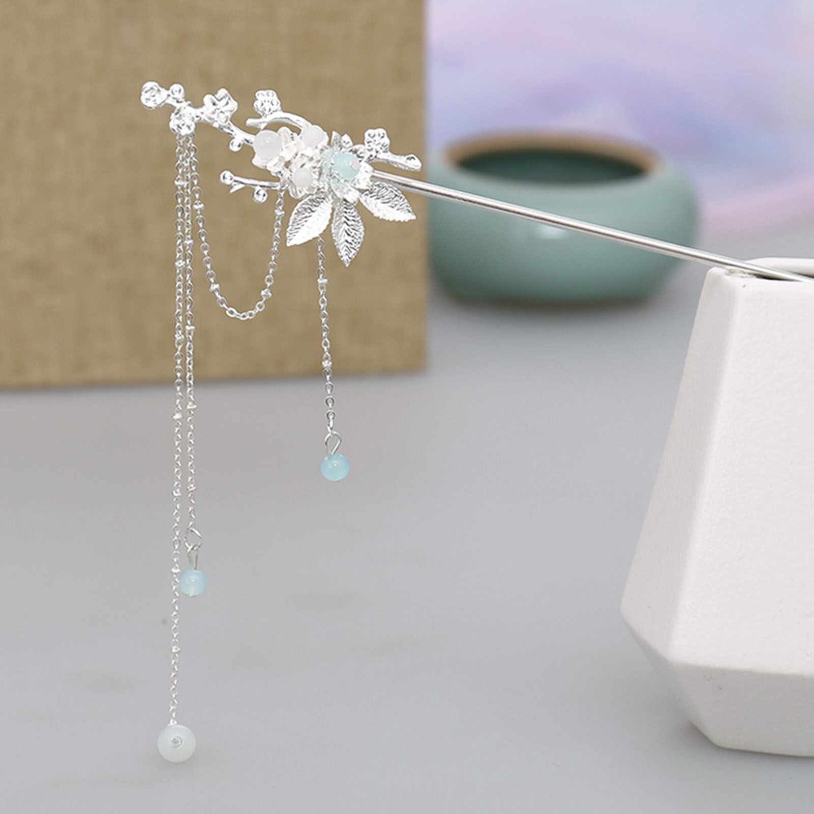 Hair Fork Stick - Chinese Style Alloy Hair Stick Chopsticks
