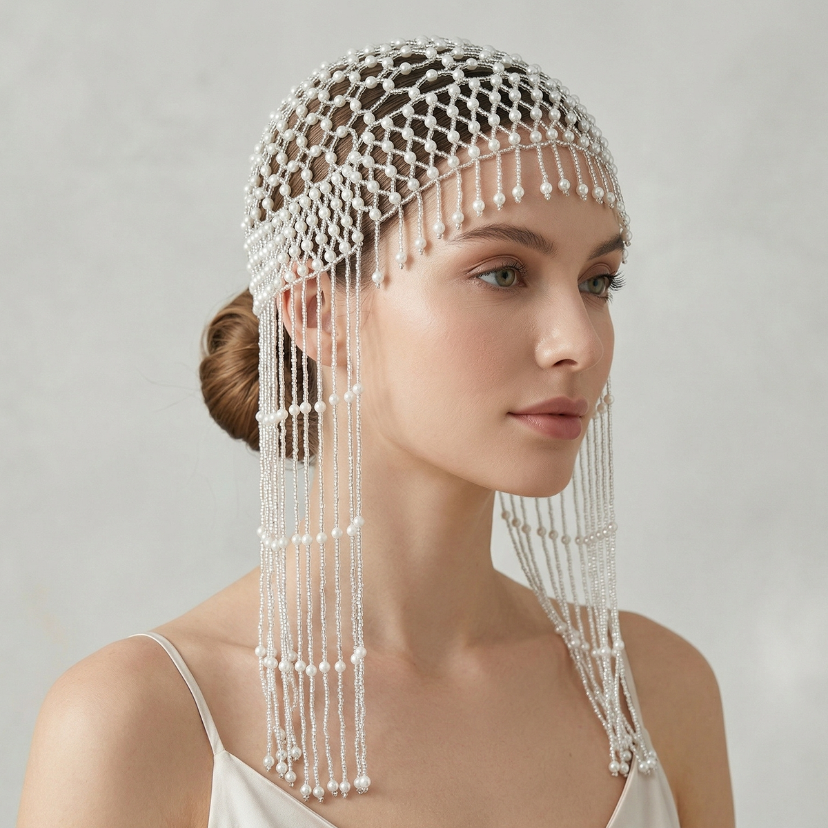 Luxury Pearls Beaded Headwrap  - Women Knight Accessories recensie en prijs