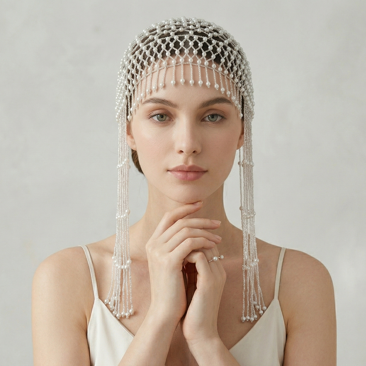 Luxury Pearls Beaded Headwrap  - Women Knight Accessories recensie en prijs