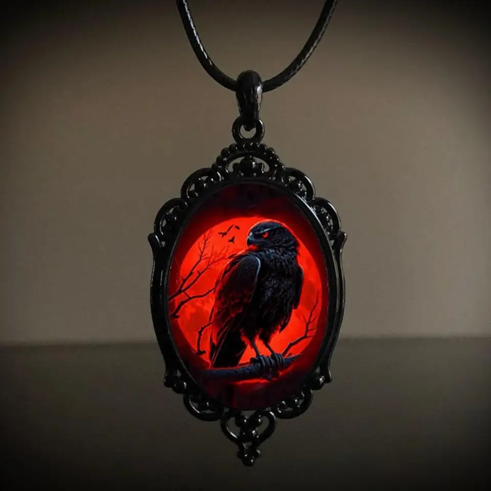 Gothic Vampire Owl Cameo Neckl - Women'S Vampire Accessories recensie en prijs