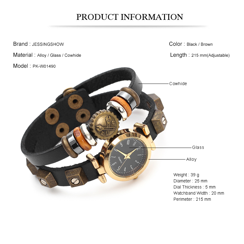 Punk Style Quartz Watch Handma - Women Accessories Pk recensie en prijs