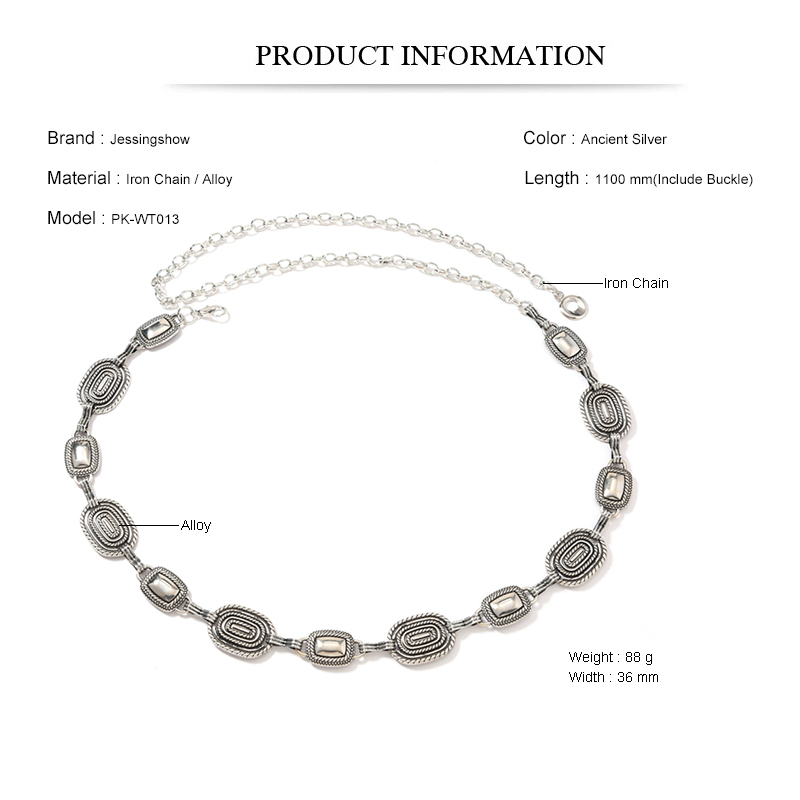 Vintage Fashion Metal Waist Ch - Women Accessories Pk recensie en prijs