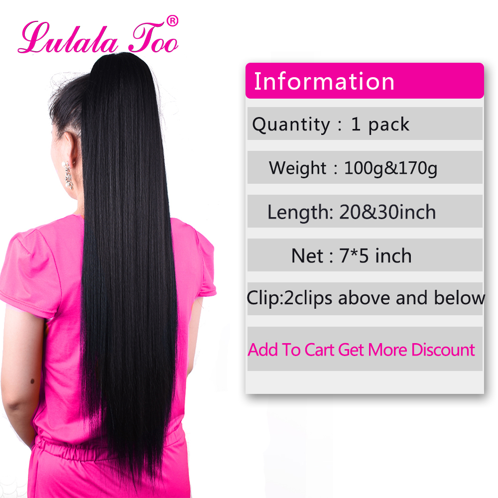 30inch Long Afro Puff Yaki Str - Hair Band Elastic recensie en prijs