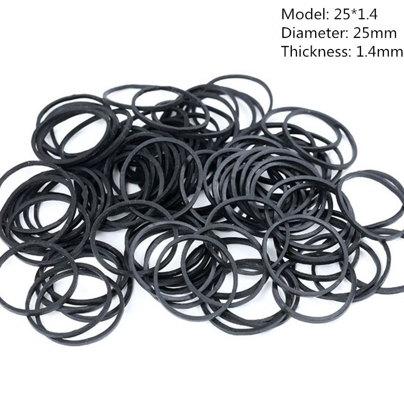100Pcs Black Rubber Band,Elast - Hair Band Elastic recensie en prijs