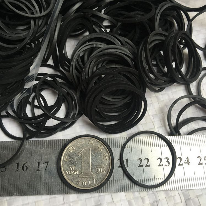 100Pcs Black Rubber Band,Elast - Hair Band Elastic recensie en prijs