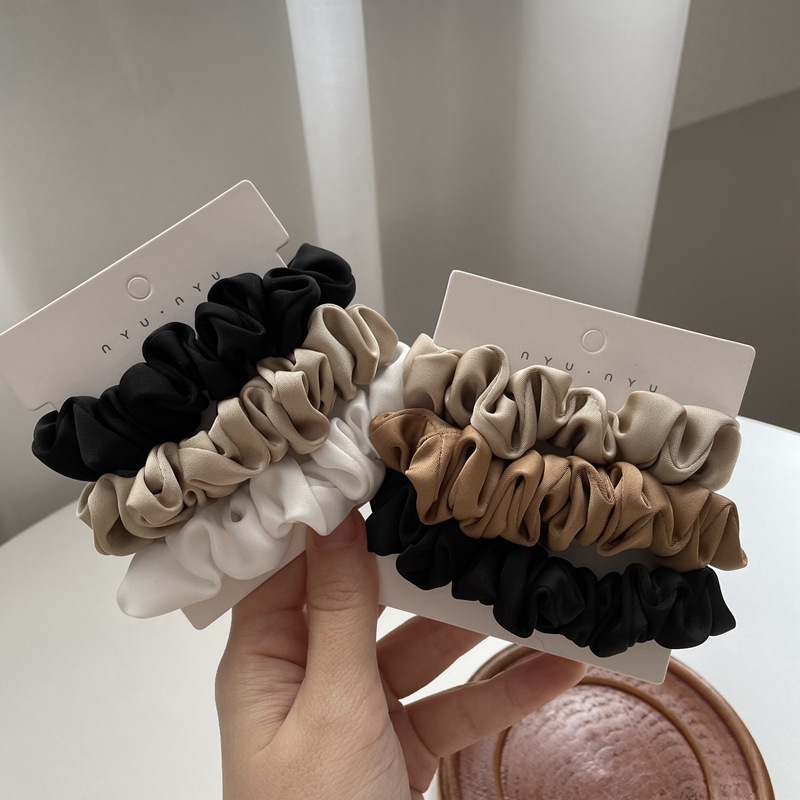 3/4/6Pcs/Set Satin Scrunchies  - Scrunchie Satin Set recensie en prijs