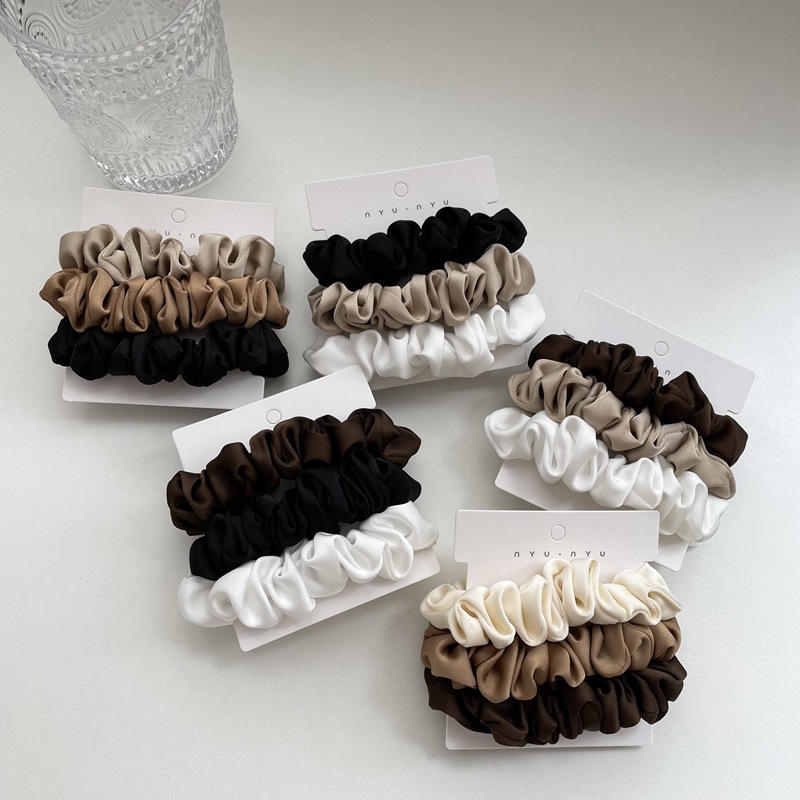 3/4/6Pcs/Set Satin Scrunchies  - Scrunchie Satin Set recensie en prijs