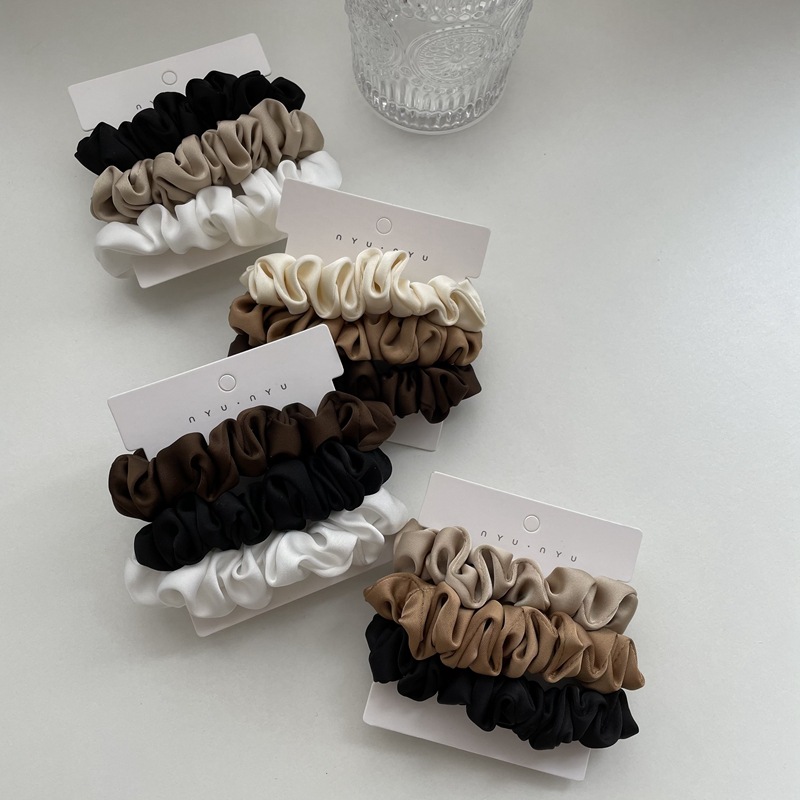 3/4/6Pcs/Set Satin Scrunchies  - Scrunchie Satin Set recensie en prijs
