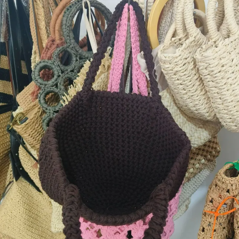 High-end hand-woven straw tote - Women'S Accessories recensie en prijs