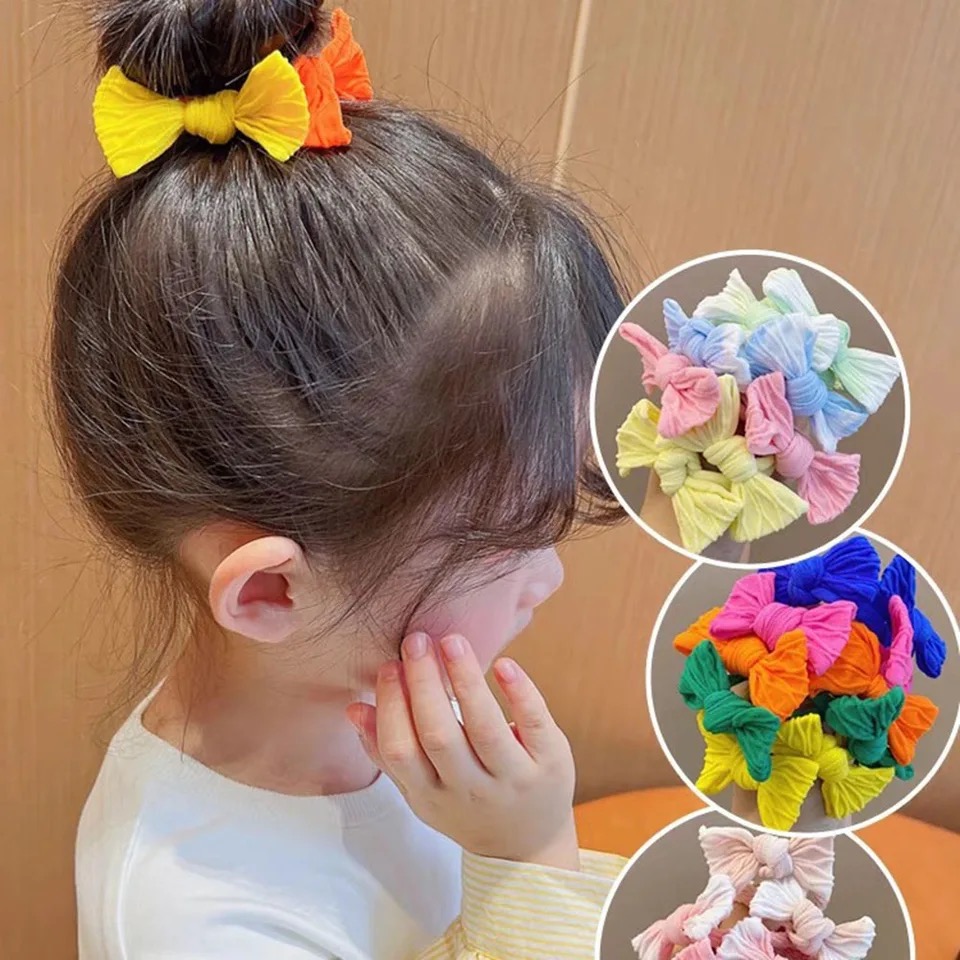 5Pcs/Set Cute Bowknot Solid Co - Scrunchie Satin Set recensie en prijs