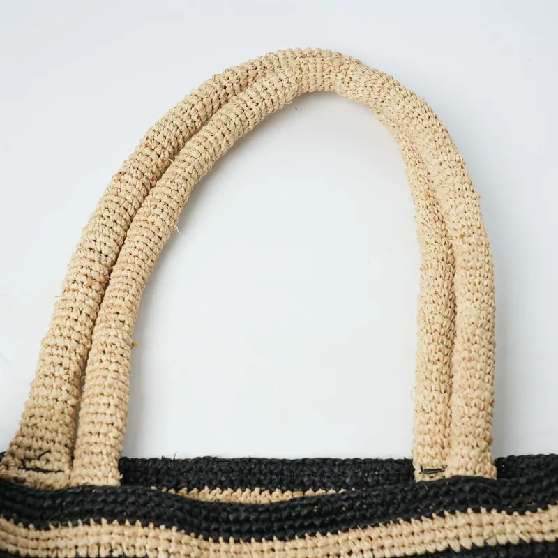 Striped raffia woven straw bag - Women'S Accessories recensie en prijs