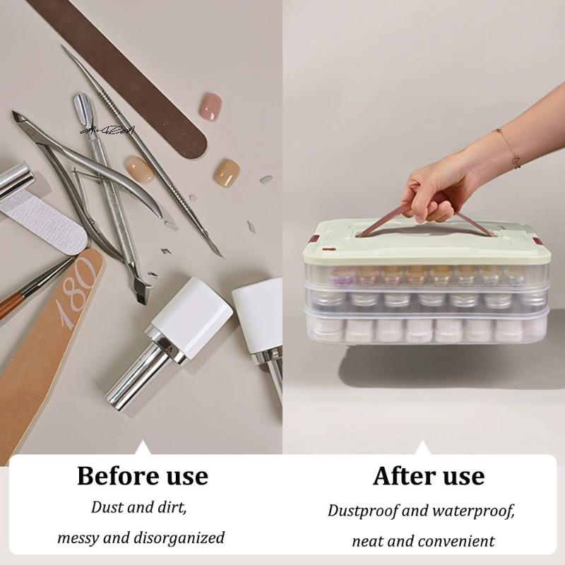 PVC Nail Polish Organizer UV G - Women Accessories Organizer recensie en prijs