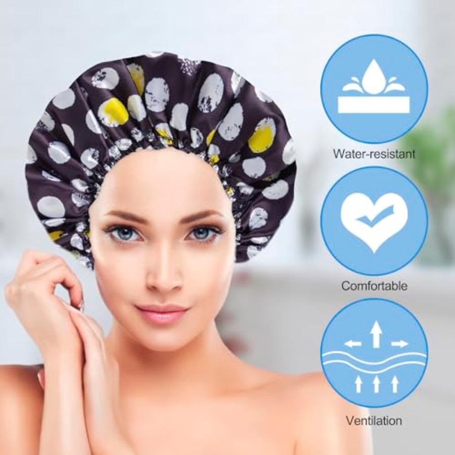 Shower Cap for Women Set of 4, - Scrunchie Satin Set recensie en prijs