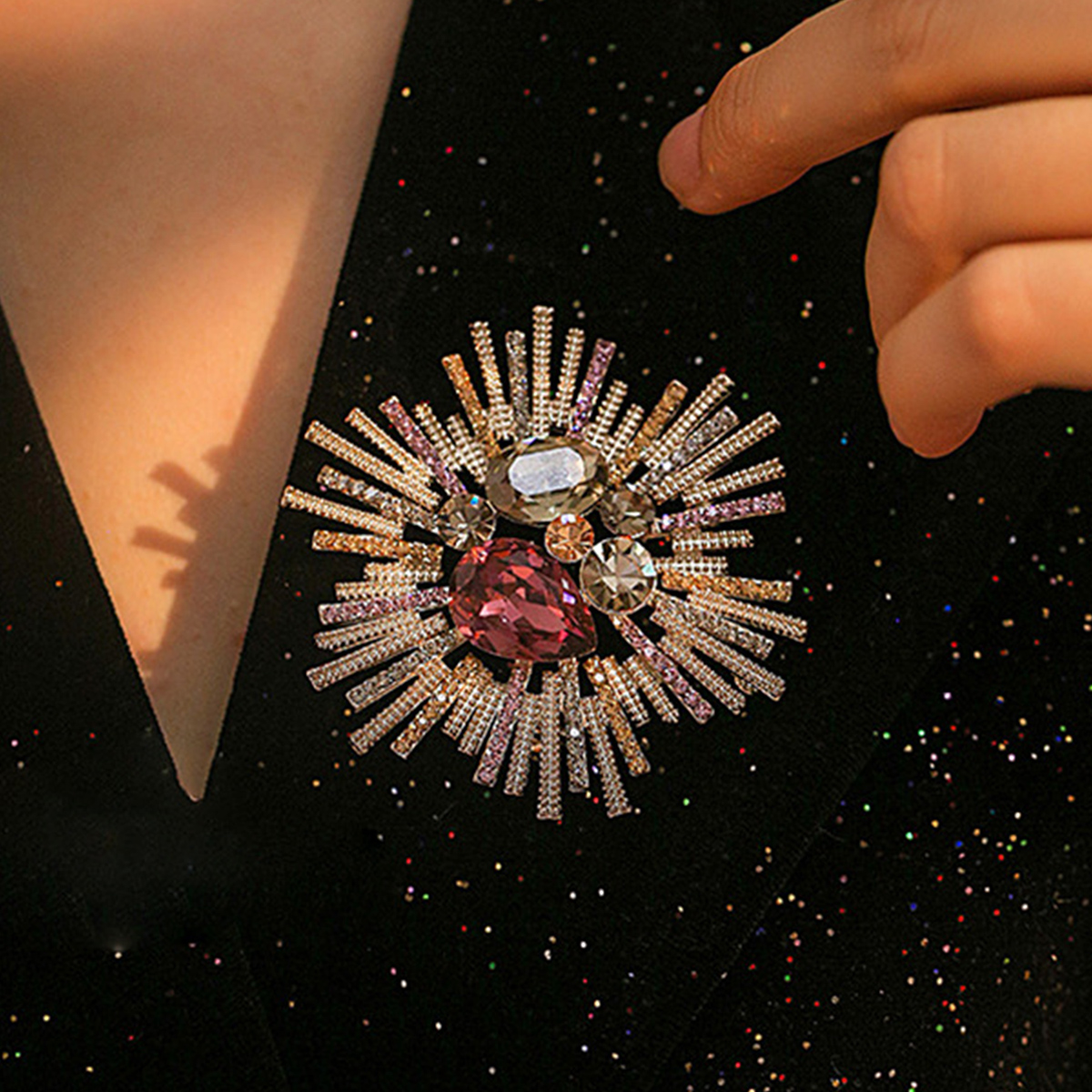 High end luxury crystal brooch - Women'S Accessories Manufacturers recensie en prijs