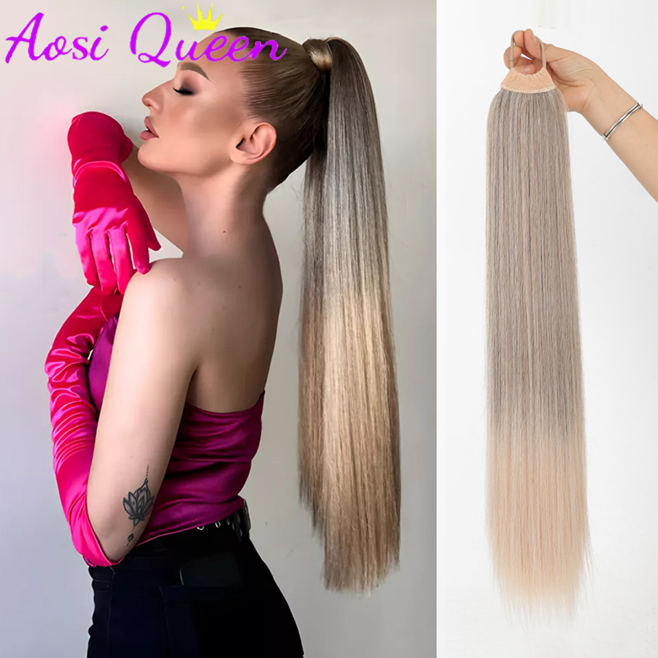 AOSI  Wig Ponytail Female 2024 - Hair Band Elastic recensie en prijs