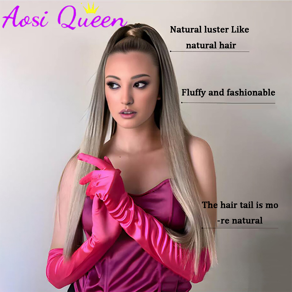 AOSI  Wig Ponytail Female 2024 - Hair Band Elastic recensie en prijs