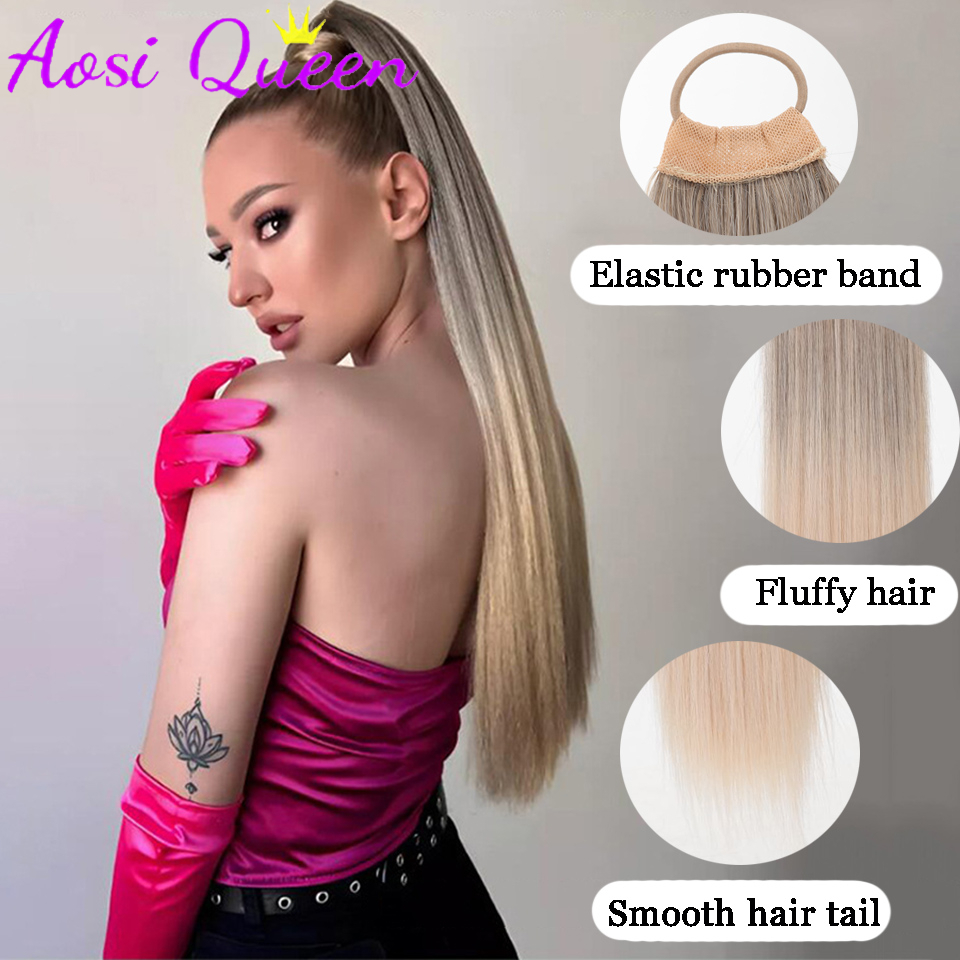 AOSI  Wig Ponytail Female 2024 - Hair Band Elastic recensie en prijs