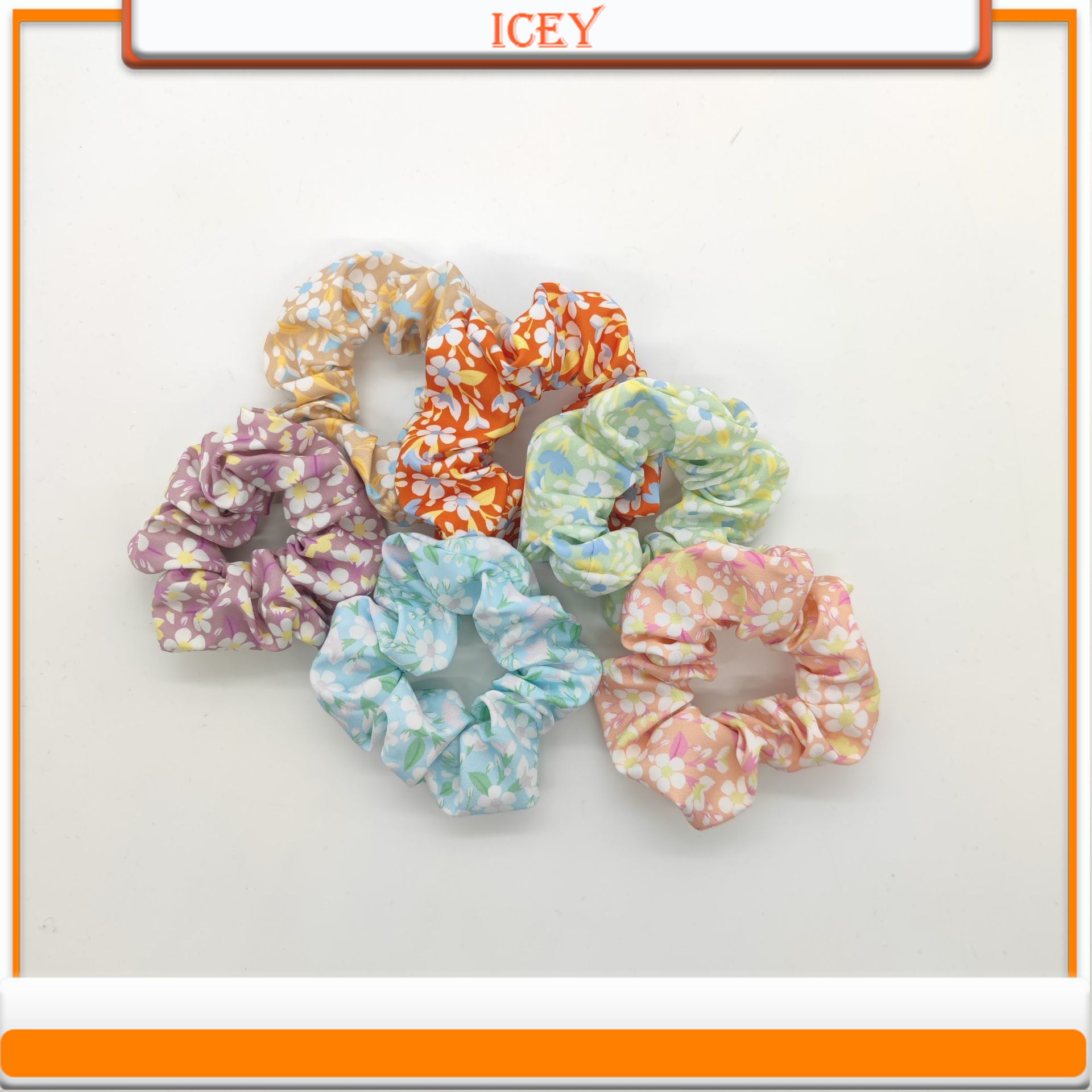 1pc Floral Scrunchie Intestina - Scrunchie Satin Set recensie en prijs