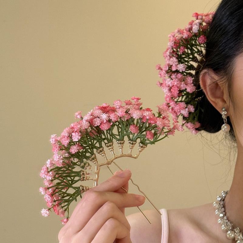 Artificial Flower Bridal Weddi - Hair Fork Stick recensie en prijs
