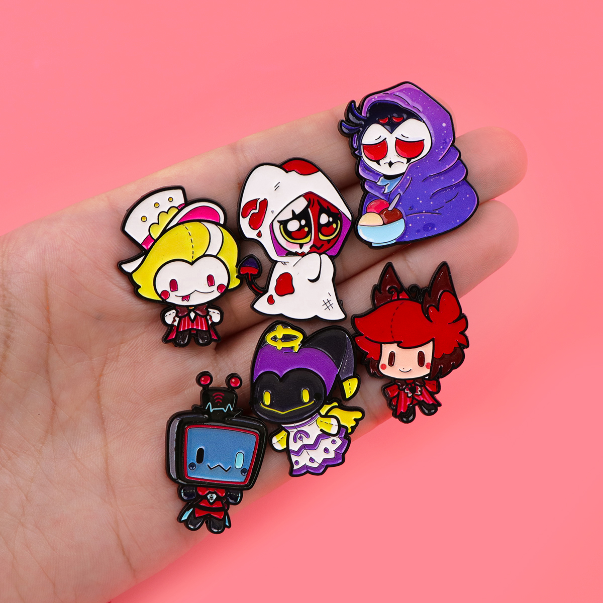 Cute Devils Enamel Pin Cartoon - Women Accessories Picture recensie en prijs