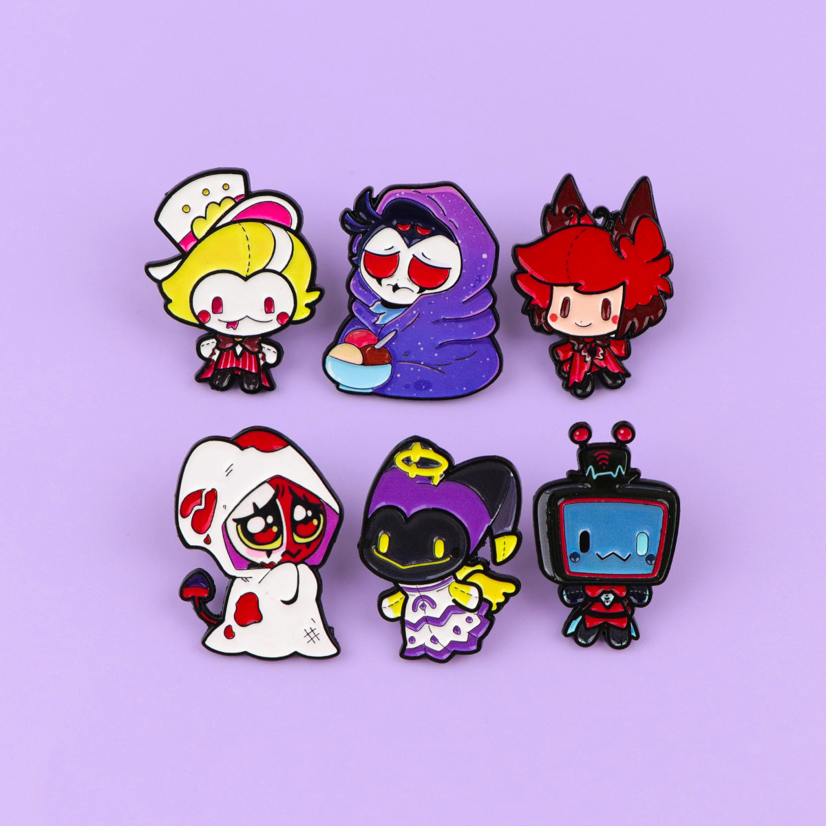 Cute Devils Enamel Pin Cartoon - Women Accessories Picture recensie en prijs