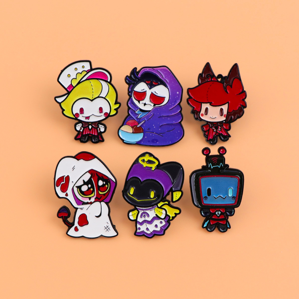 Cute Devils Enamel Pin Cartoon - Women Accessories Picture recensie en prijs