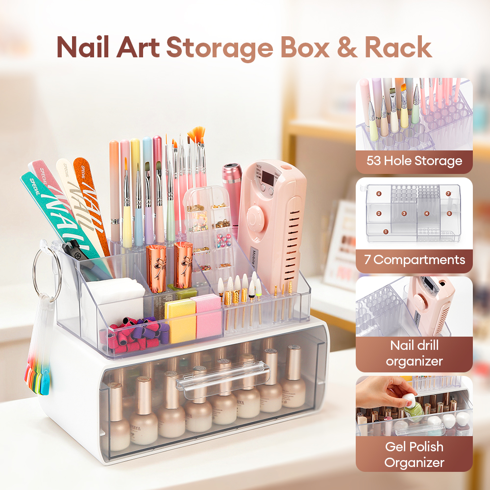 Acrylic Storage Rack Nail Art  - Women Accessories Organizer recensie en prijs
