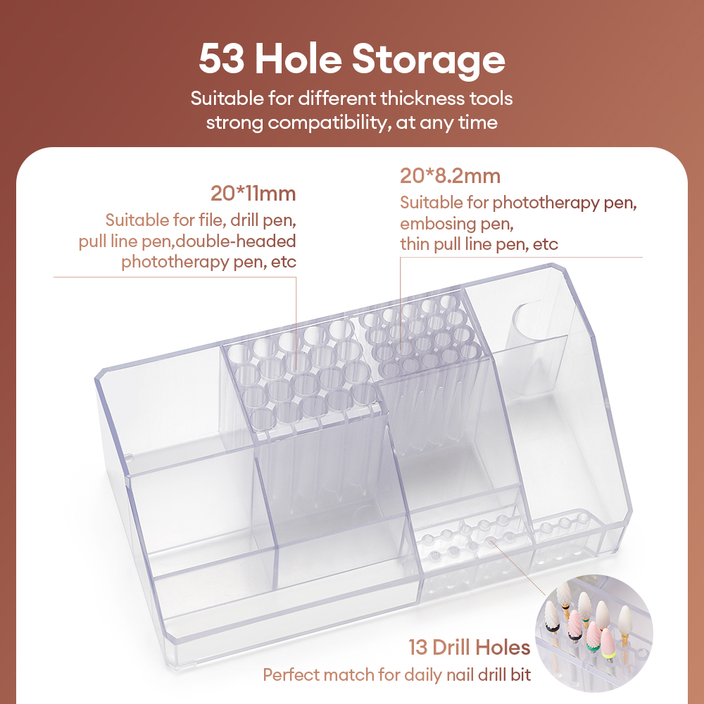 Acrylic Storage Rack Nail Art  - Women Accessories Organizer recensie en prijs