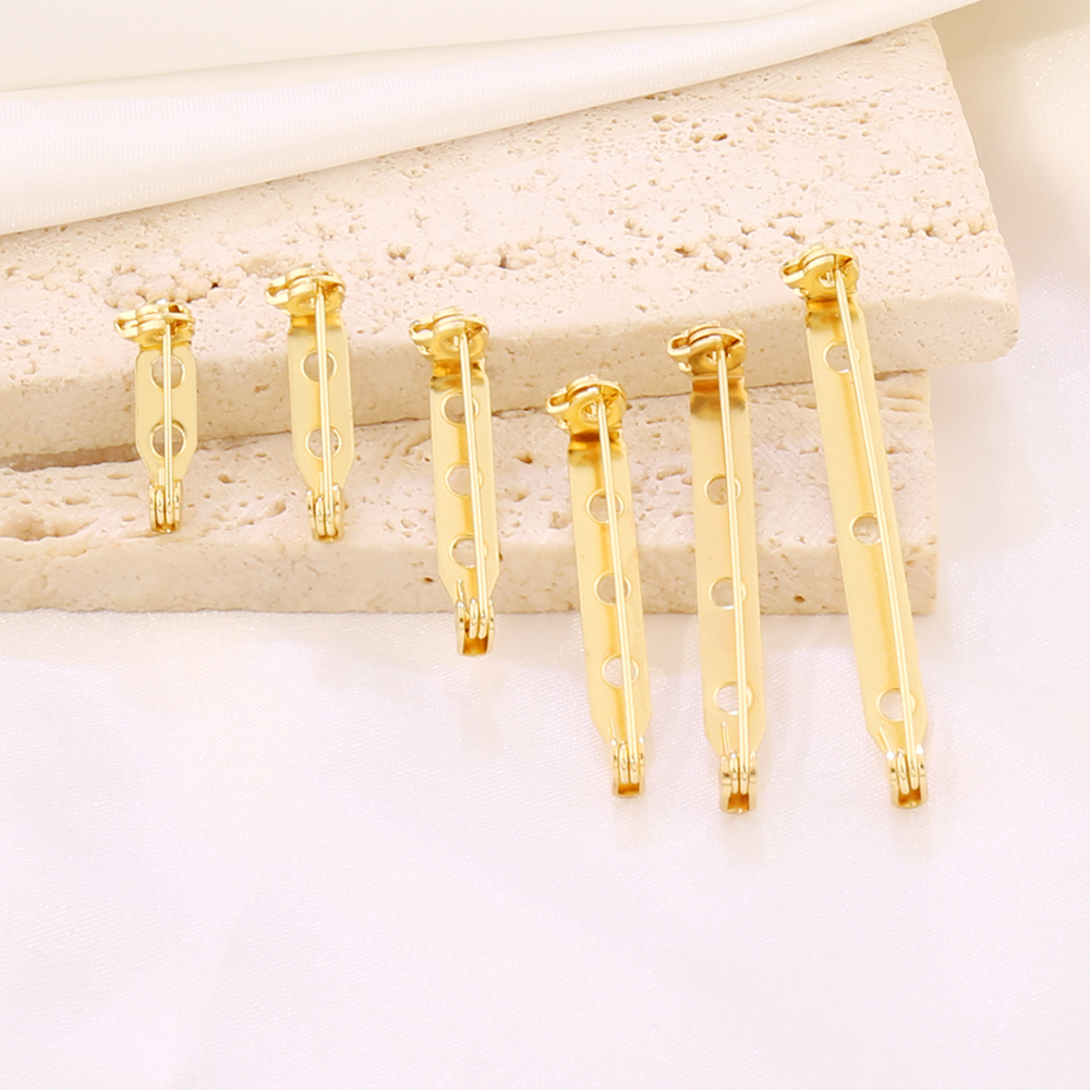 10pcs 17-45mm Brooch Clip Base - Brooch Pin Gold recensie en prijs