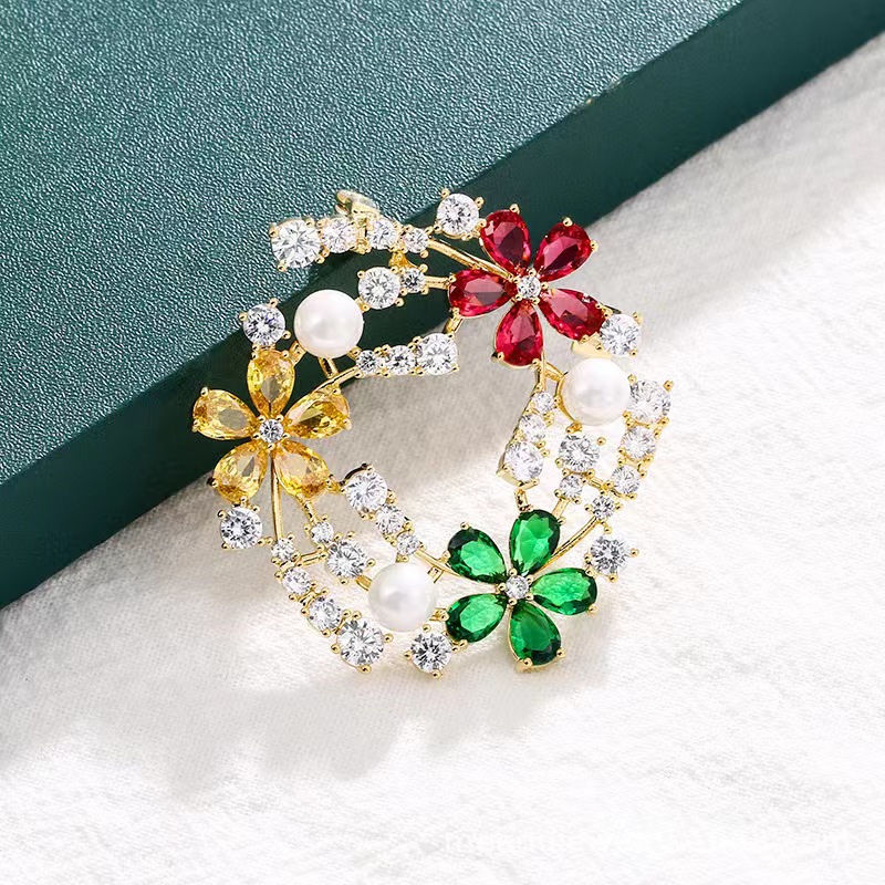 Popular zircon brooch design b - Women'S Accessories Manufacturers recensie en prijs