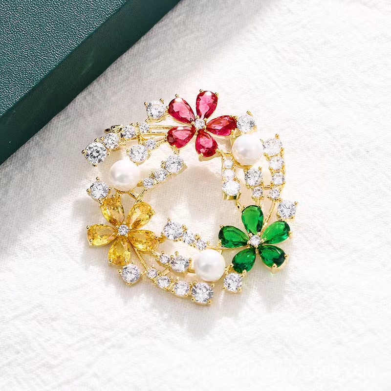 Popular zircon brooch design b - Women'S Accessories Manufacturers recensie en prijs