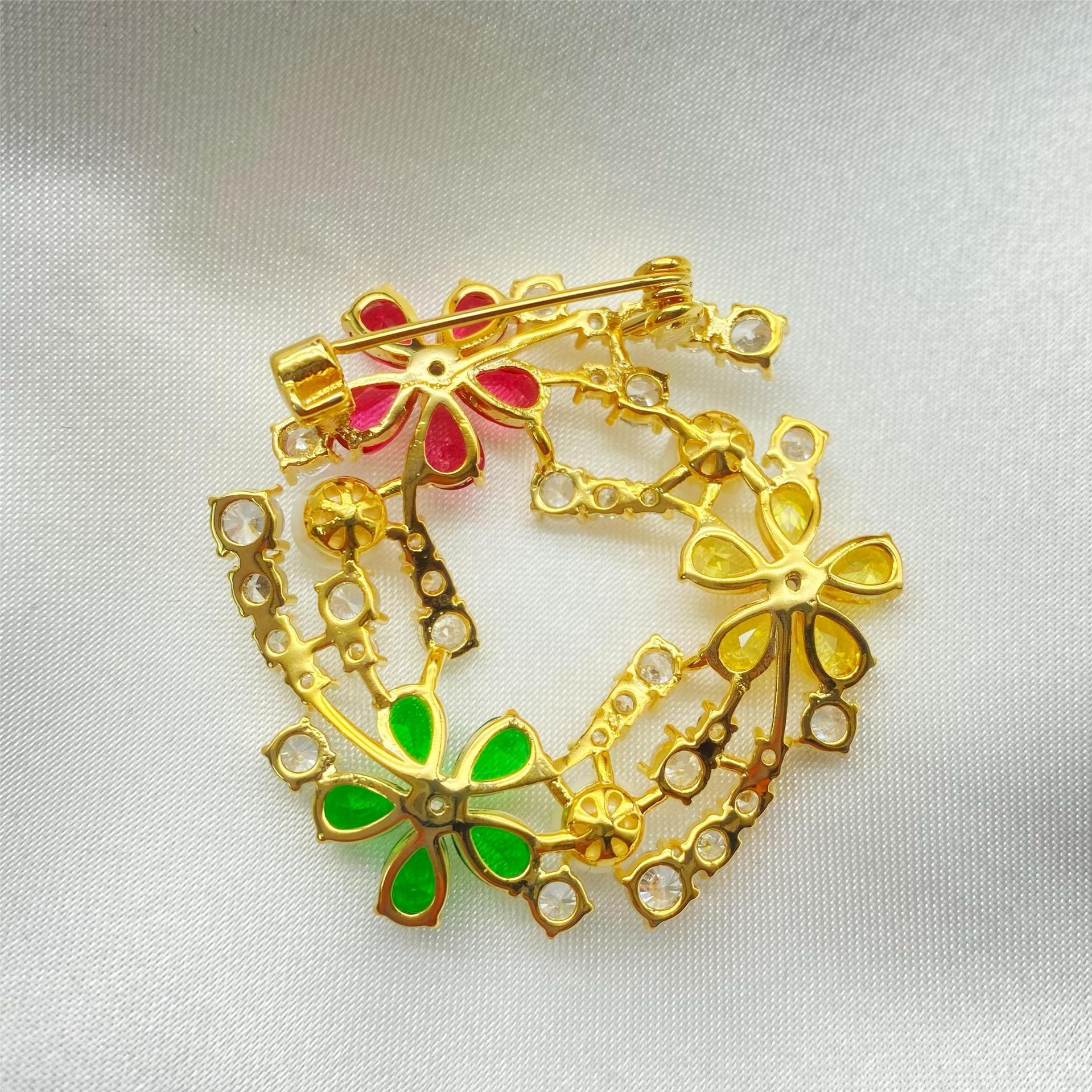 Popular zircon brooch design b - Women'S Accessories Manufacturers recensie en prijs