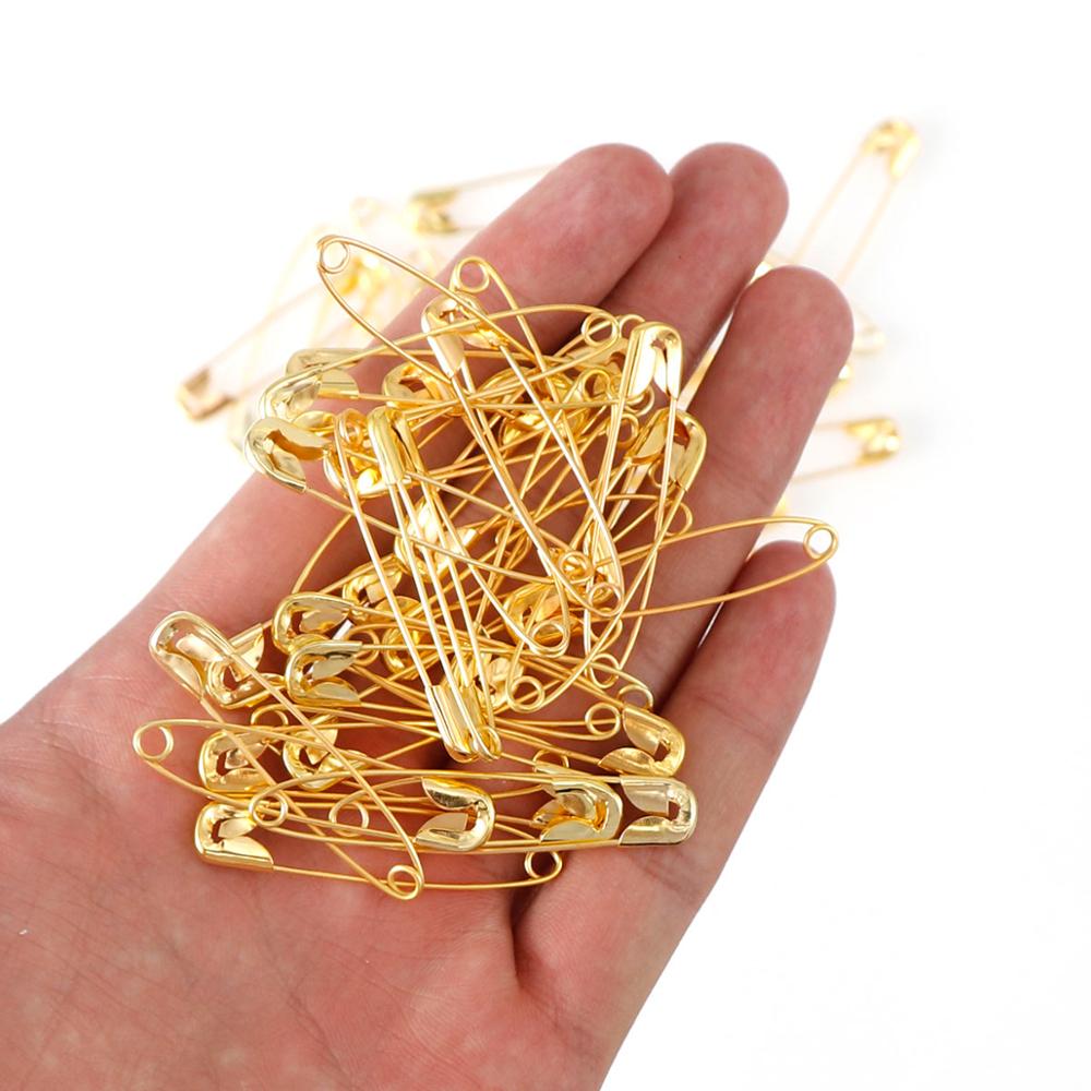 100pcs 22/28/38/45/54mm Silver - Brooch Pin Gold recensie en prijs