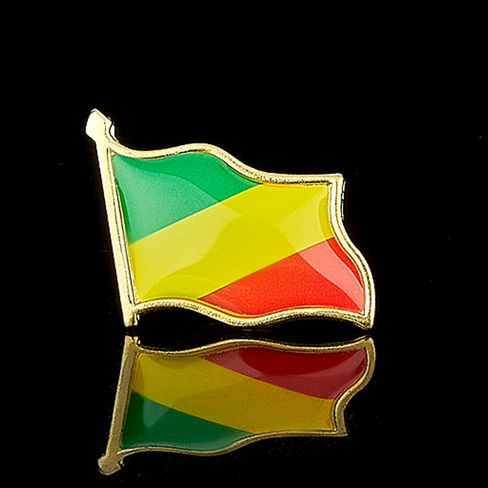 Republic of the Congo African  - Brooch Pin Gold recensie en prijs