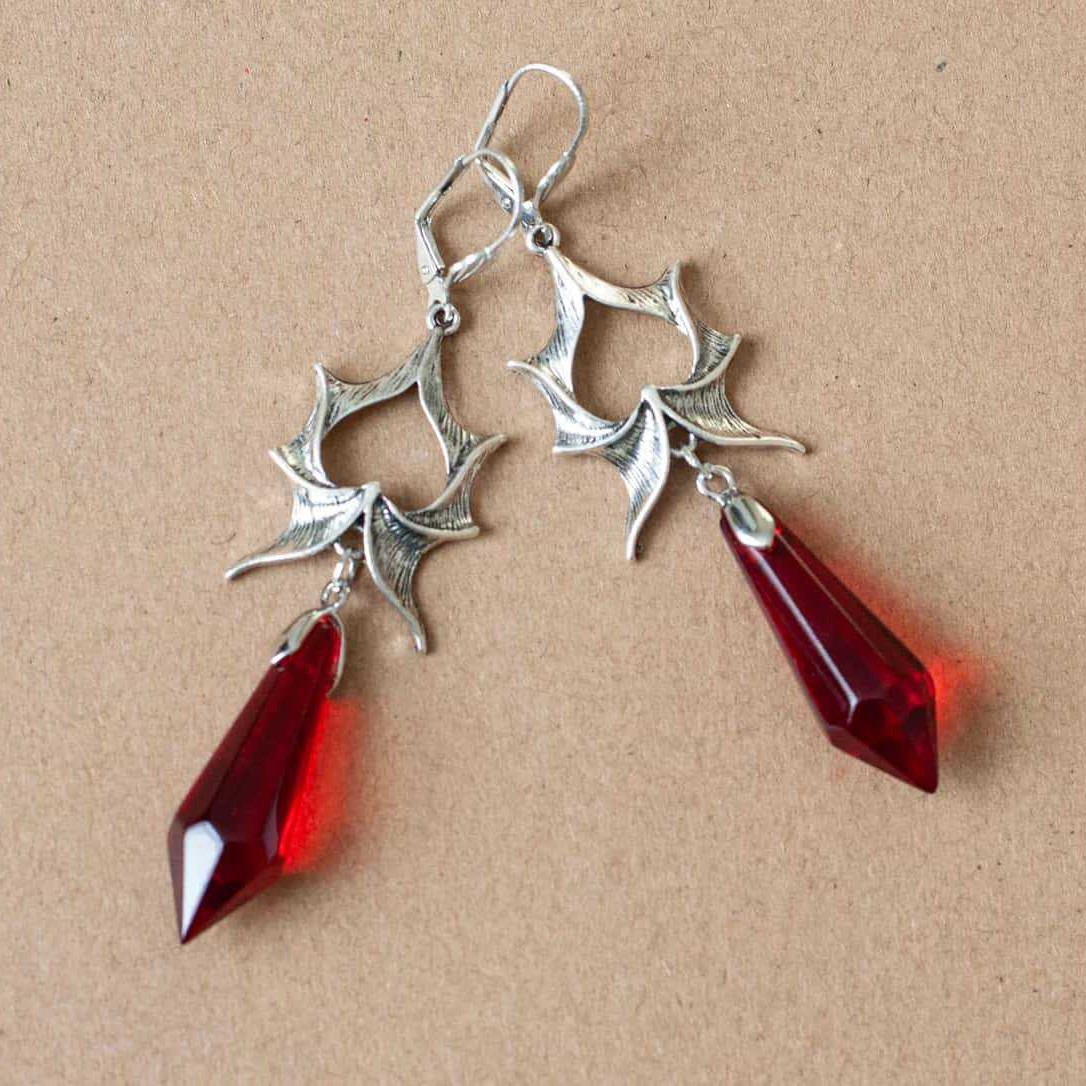 Vampire Crystal Bat earrings,G - Women'S Vampire Accessories recensie en prijs