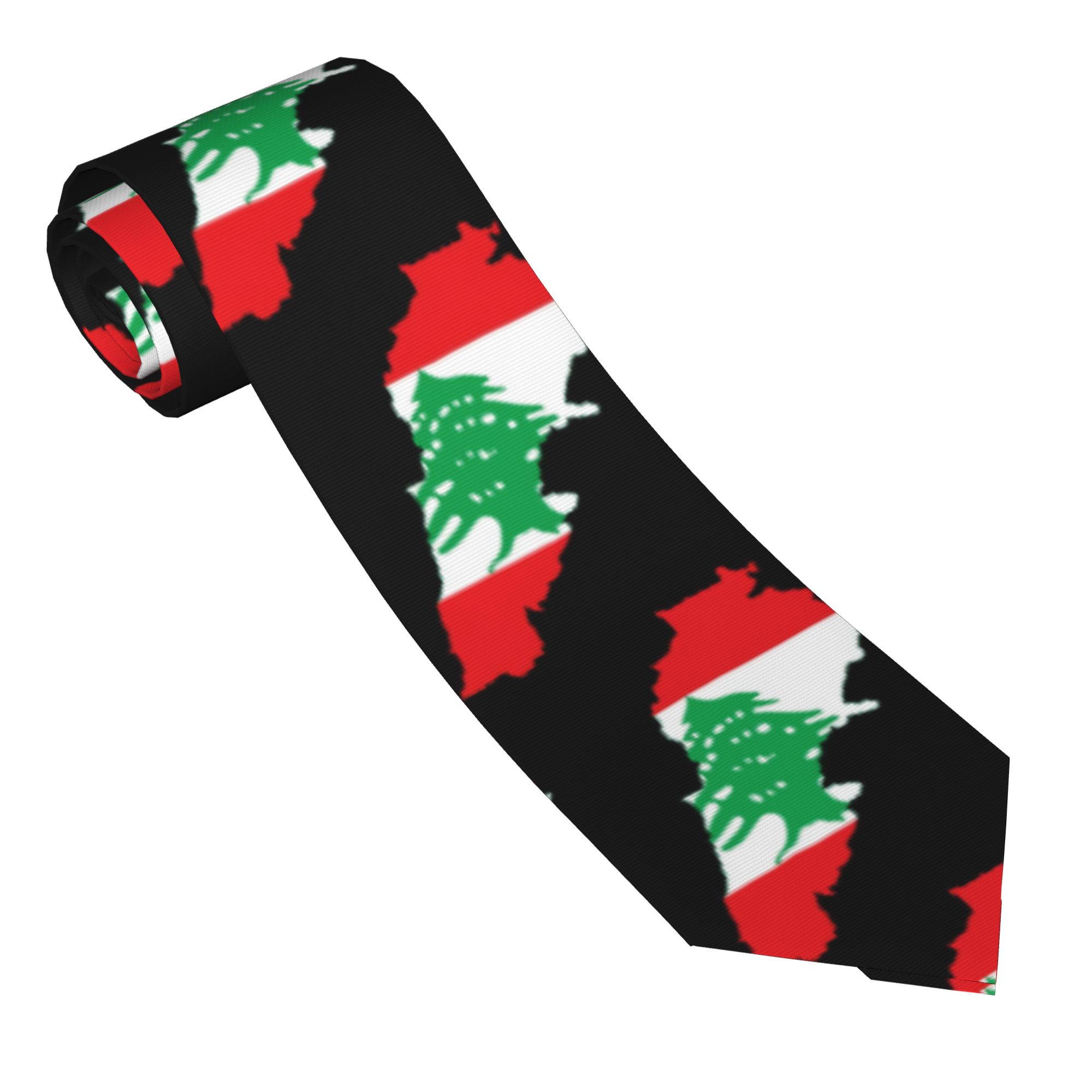 Lebanon Flag Map  Tie  Custom  - Women Accessories Lebanon recensie en prijs