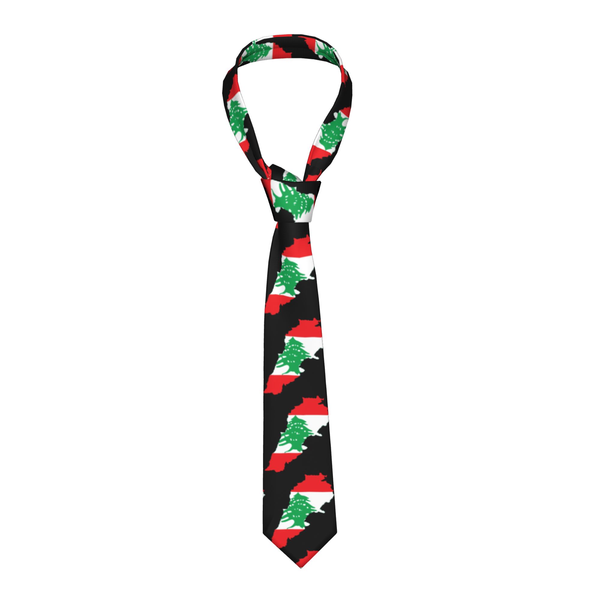 Lebanon Flag Map  Tie  Custom  - Women Accessories Lebanon recensie en prijs