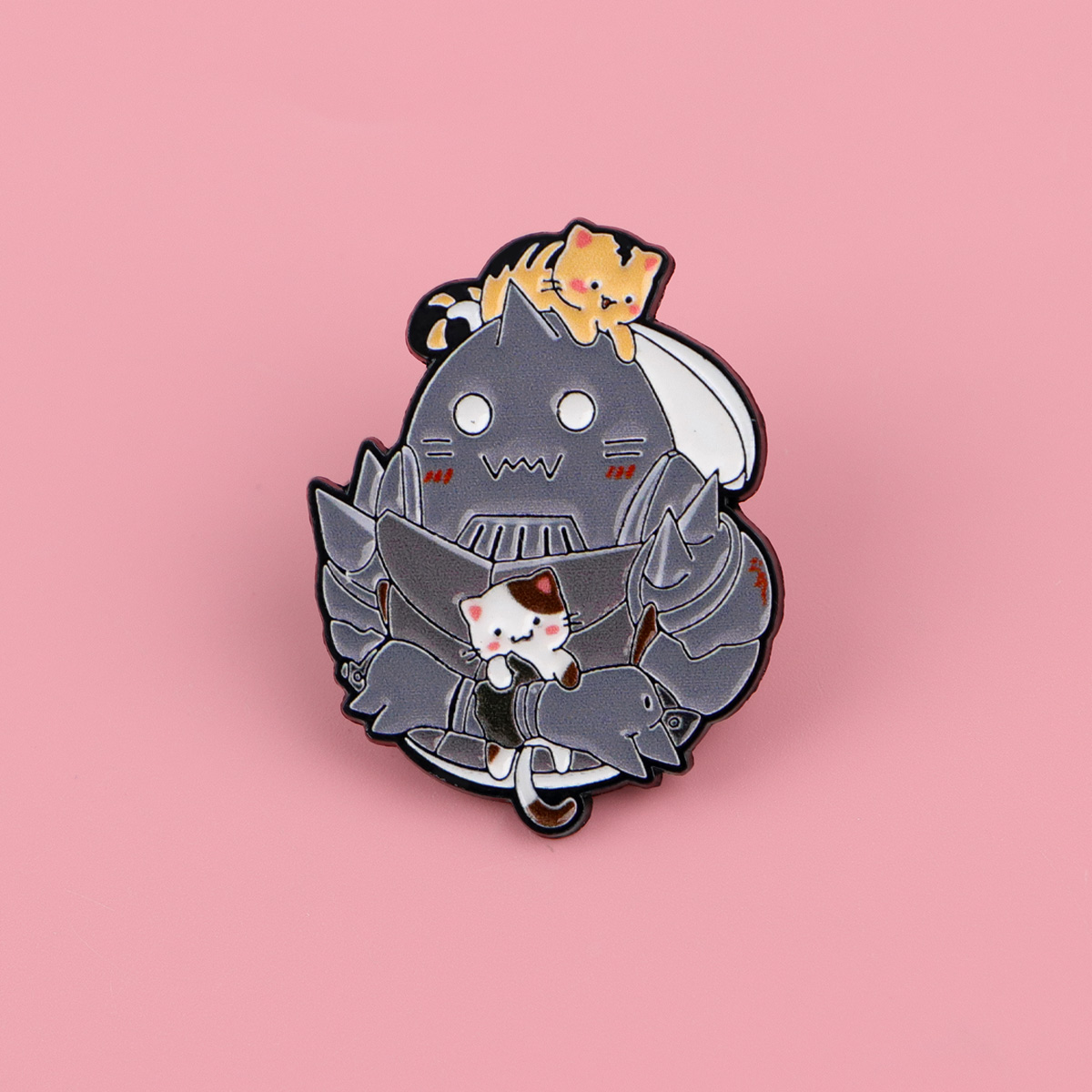 Cute Cat Enamel Pin Manga Anim - Women Accessories Picture recensie en prijs