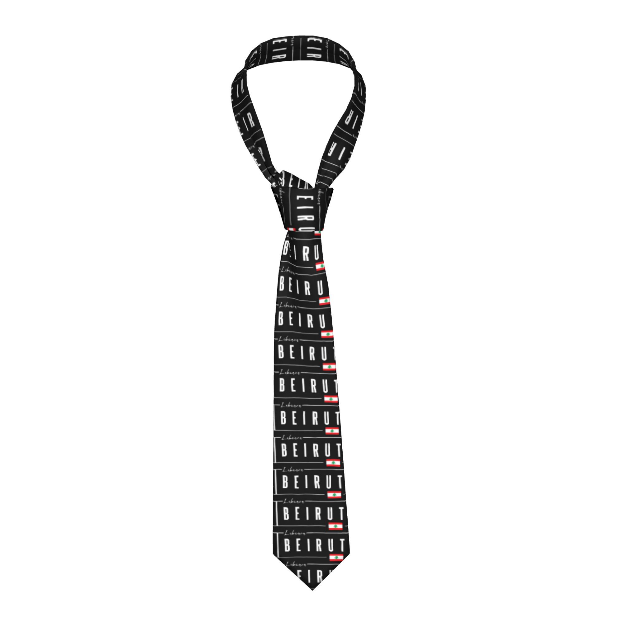 Beirut Lebanon Flag Tie  Cospl - Women Accessories Lebanon recensie en prijs